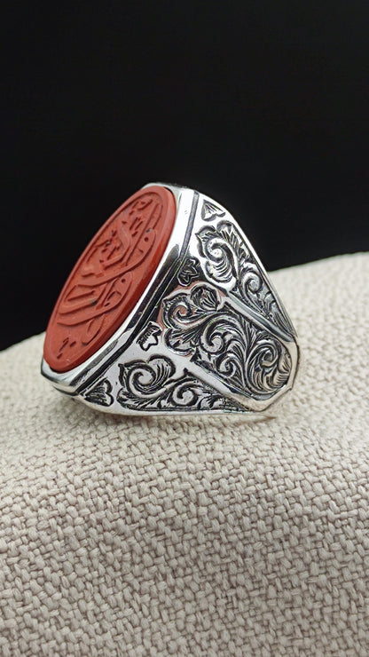 YA VEDÜD from Esma ül Hüsna names on Casper Stone. 925 sterling silver