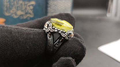 THE HUSAİN mosque Special design Islamic Ring for Men